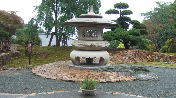 神社仏閣等の敷石工事の事例